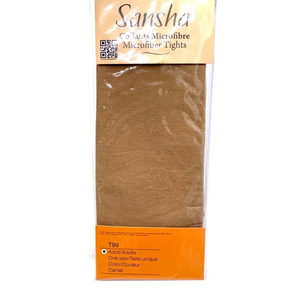 Sansha Adult Camel Footed Tights Pack of 2 Dance Ballet Jazz Tap Lyrical T99 - Picture 6 of 9